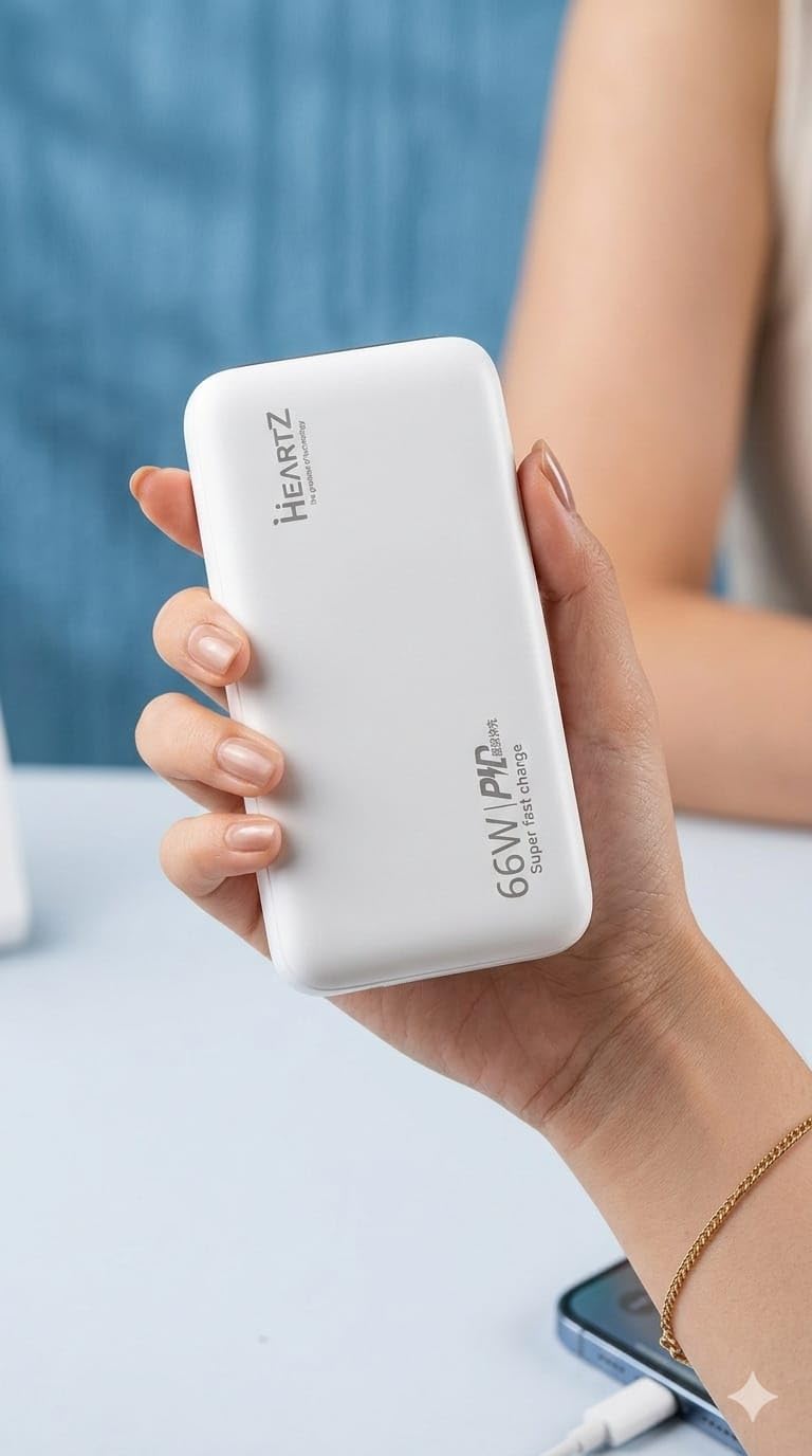 HEARTZ H005 20000 mah power bank PD 27W ve USB 66W FAST HIZLI ŞARJ